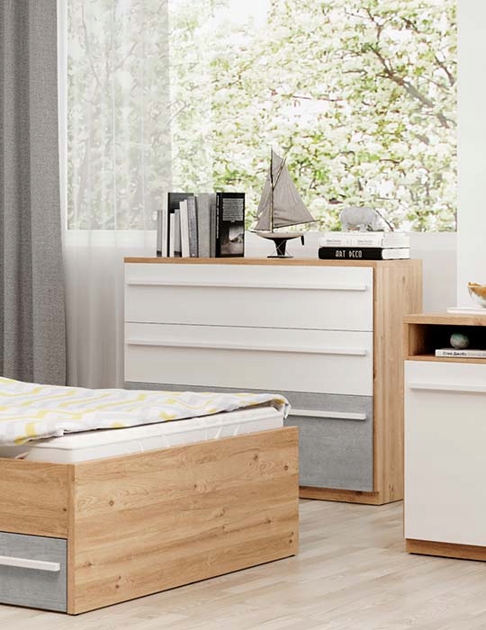 UNIWERSALNA KOMODA AQUA 2 DO POKOJU MŁODZIEŻOWEGO