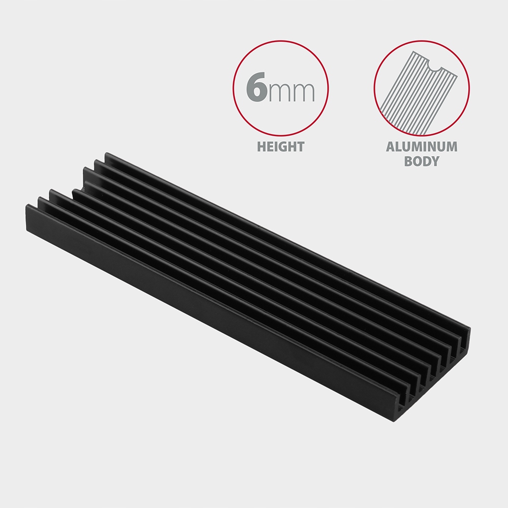 Pasywny radiator dysków M.2 SSD Axagon 6mm Producent Axagon