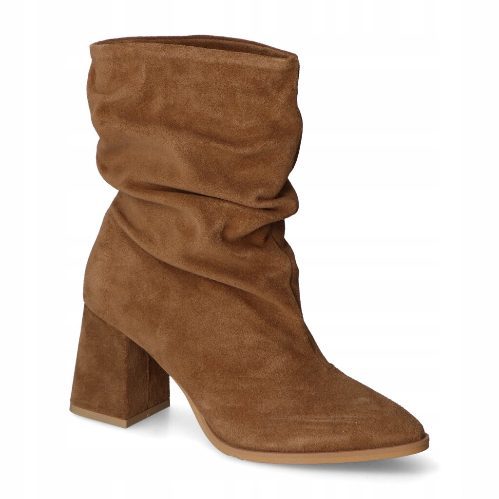 Kotníkové Boty Flisella 4215 Bronz semiš 35