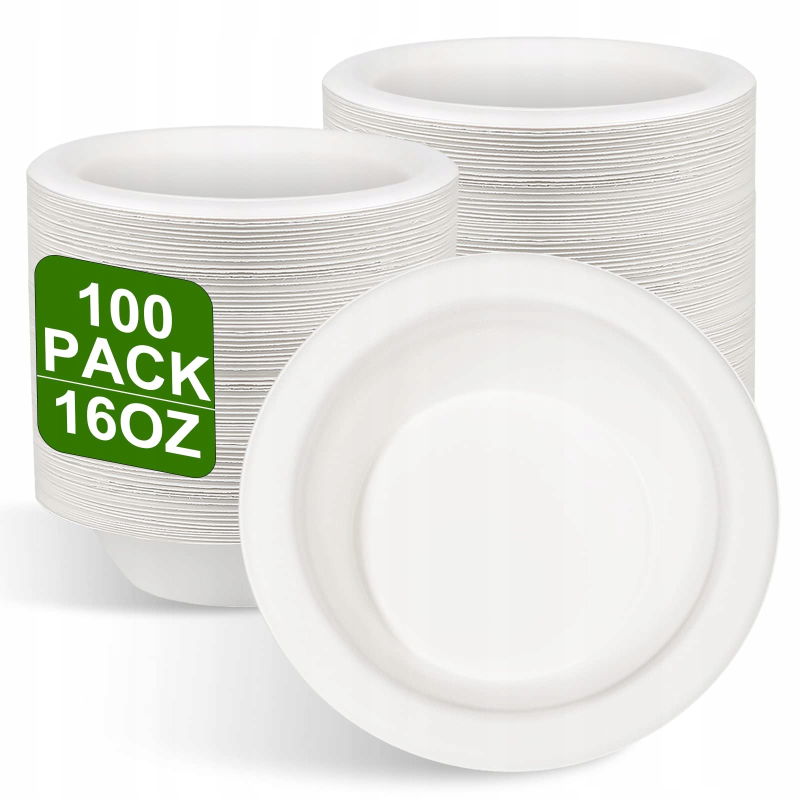 Misky Na Jedno Použití z papíru 470 ml 100 Kusů Greensight Bio Ekologické