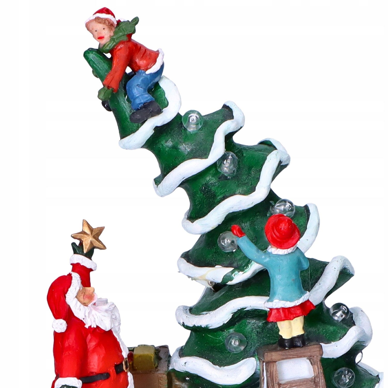 Miasteczko świąteczne LED przekrzywiona choinka Marka Kaemingk