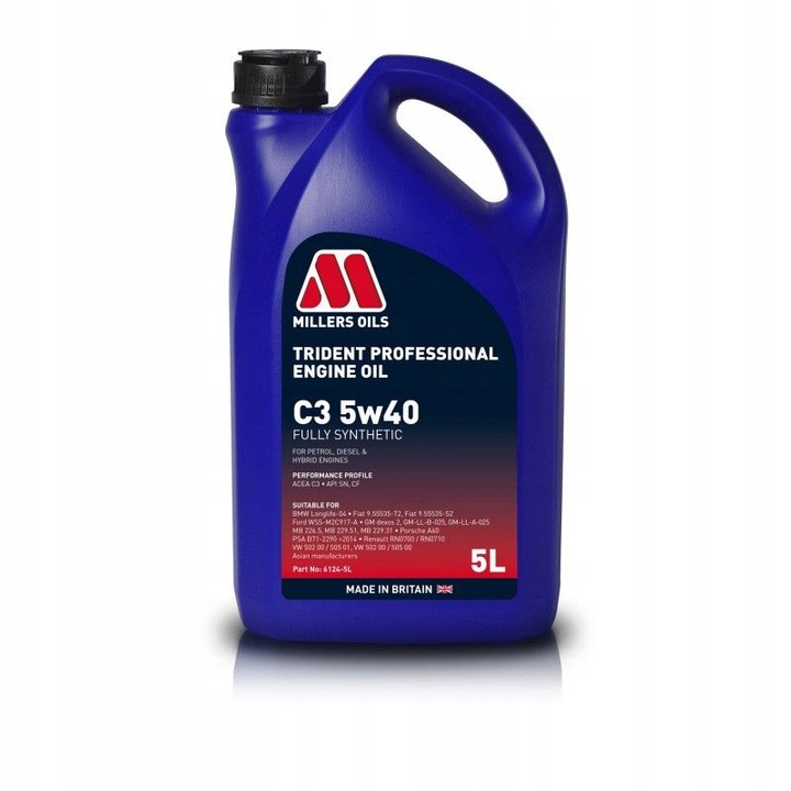 

Millers Oils Trident Professional 61240 5W40 5L