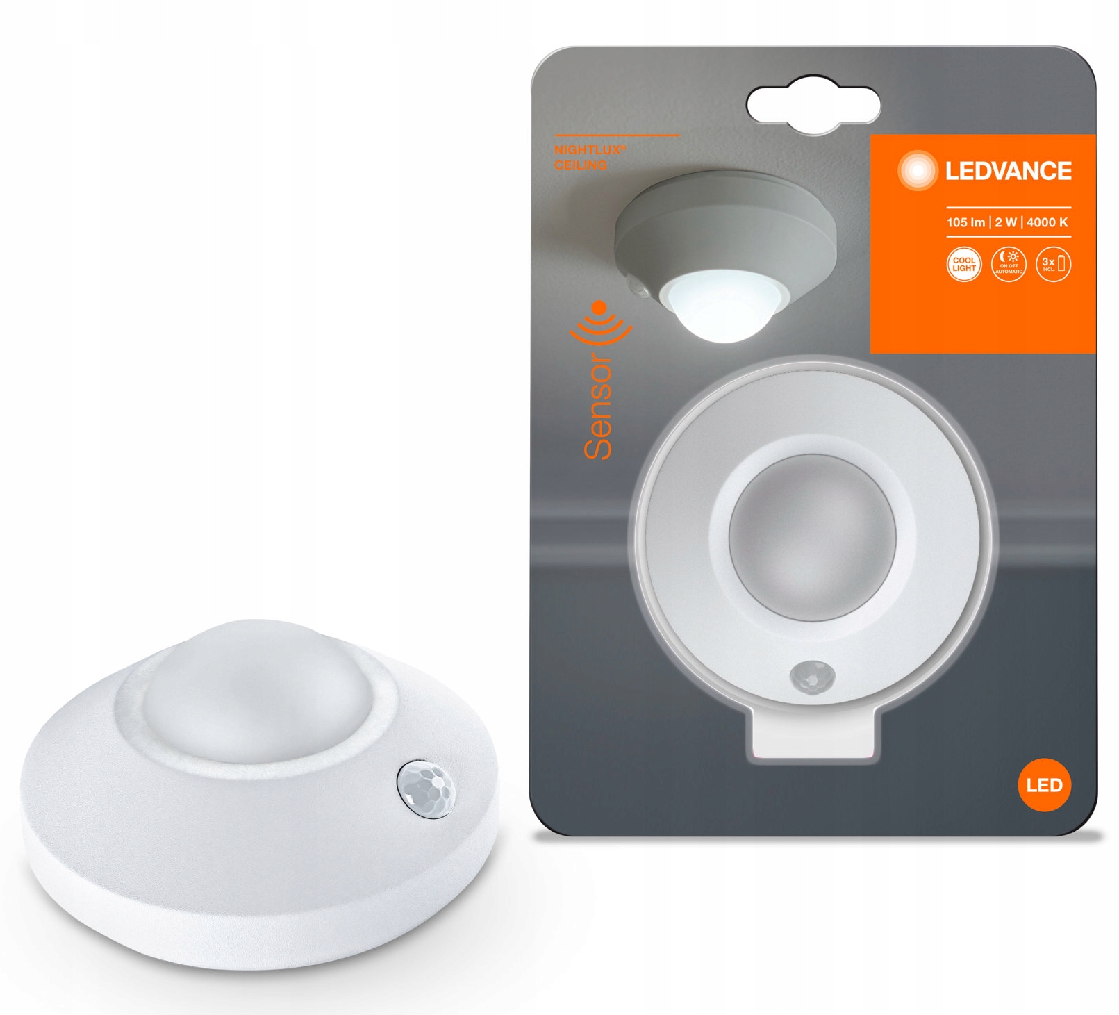 

Lampka Led na Baterie Czujnik Nightlux Ledvance