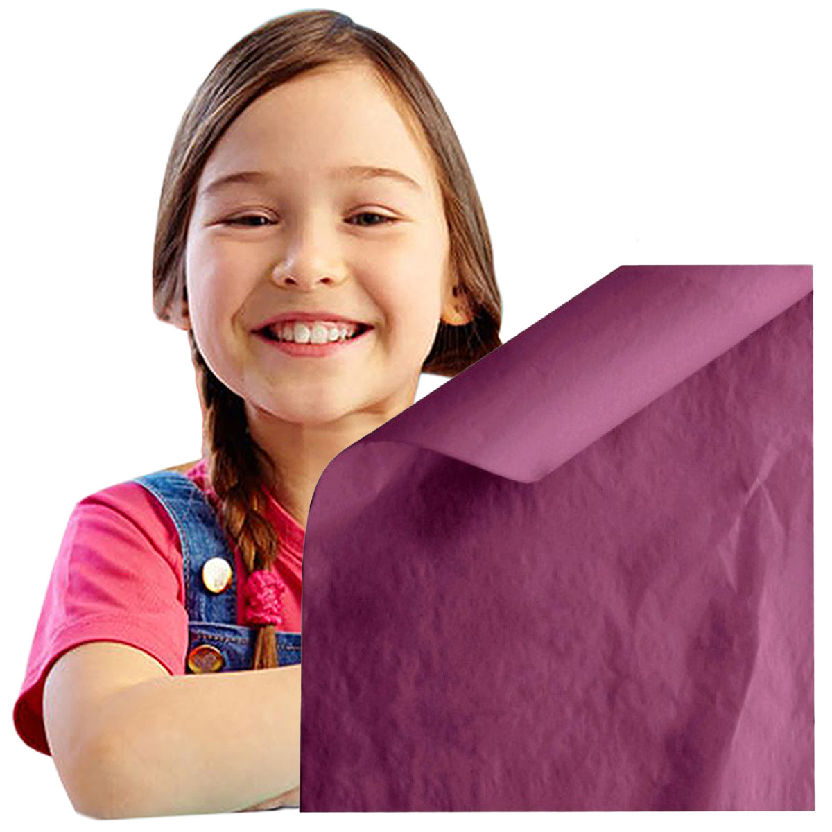 TISSUE KREPINA KOLOROWA BIBUŁA GŁADKA FIOŁKOWA Marka Best Total