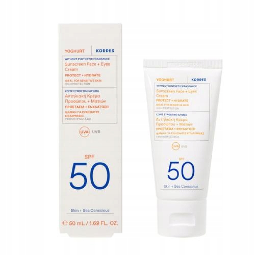 Yoghurt Krem-żel ochronny do twarzy i oczu SPF50