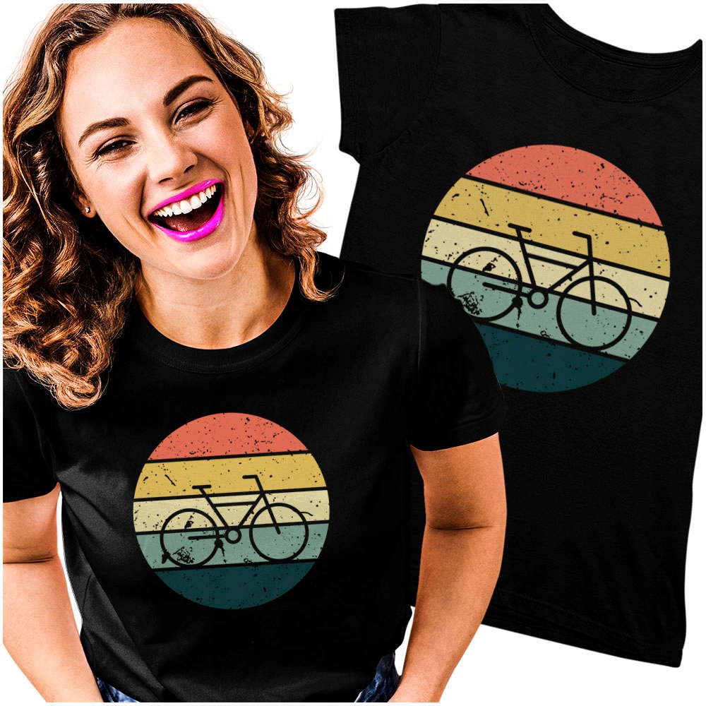 

Tshirt damski Vintage Rowerem Bike Rower L