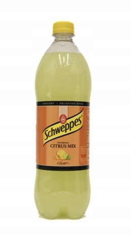 Levně Schweppes Citrus Mix Sycený nápoj 15 x 850 ml [kauce]