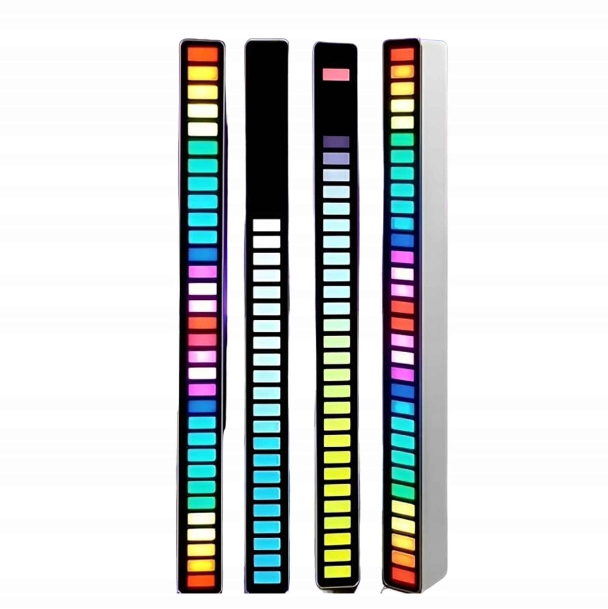 LEDBAR ПАНЕЛЬ ДИСКО БАР 32 RGB LED МИГАЕТ В РИТМЕ МУЗЫКИ ЗВУК АККУМУЛЯТОРНАЯ БАТАРЕЯ