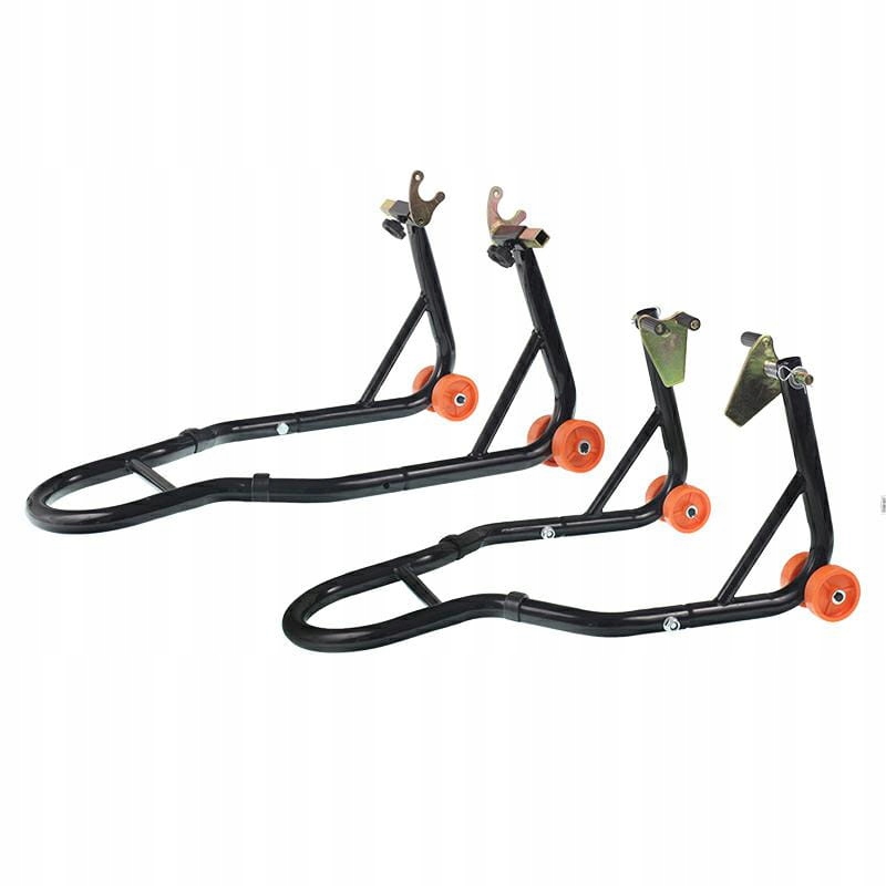 Stojan na motocykl Combo s kolečky 2 v 1, zadní přední část, nosnost kompletu až 340 kg