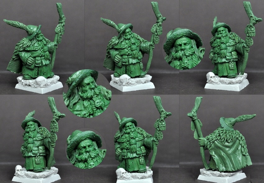 Figurka Rpg Dwarf Herbalist podstawka 28mm Scibor 28FM0609