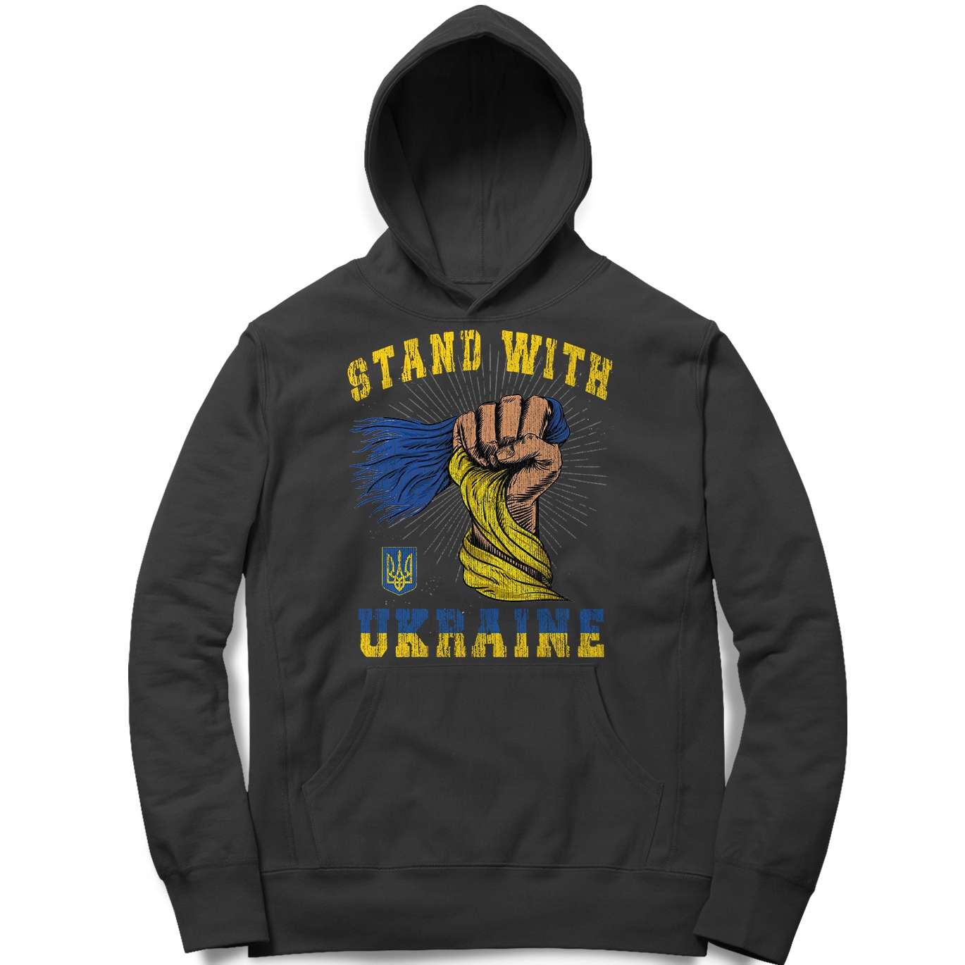 

Bluza Z Kapturem Solidarni Z Ukrainą Ukraina Silna