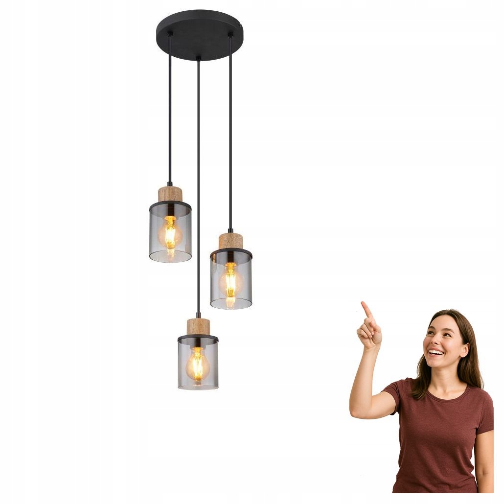 Závesná lampa Reid 15707-3HR Globo