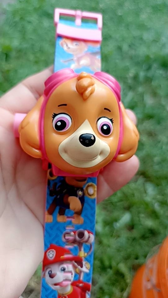 Psi Patrol Zegarek z Projektorem Obrazki Paw Patro Funkcje Timer