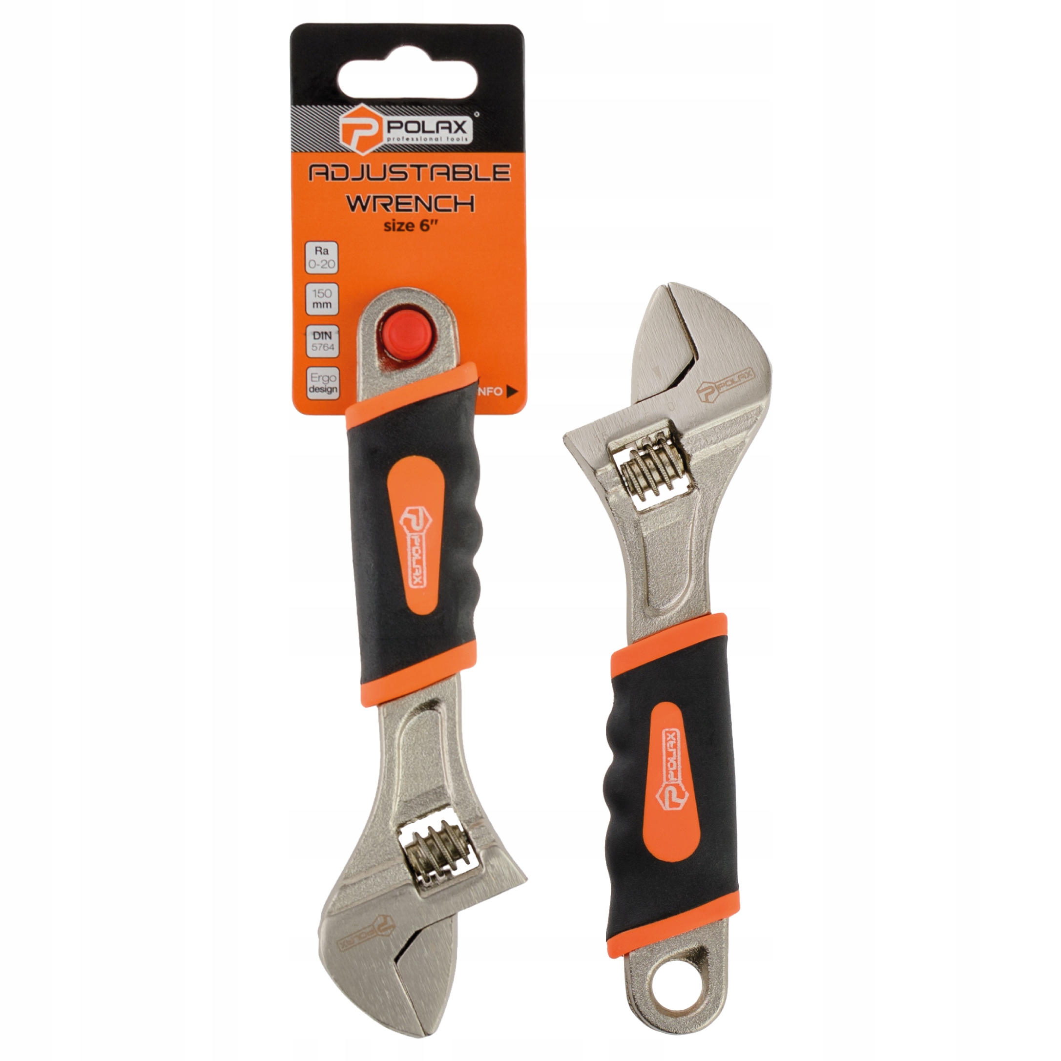 Klucz nastawny regulowany zakres 0-20mm 150mm Polax