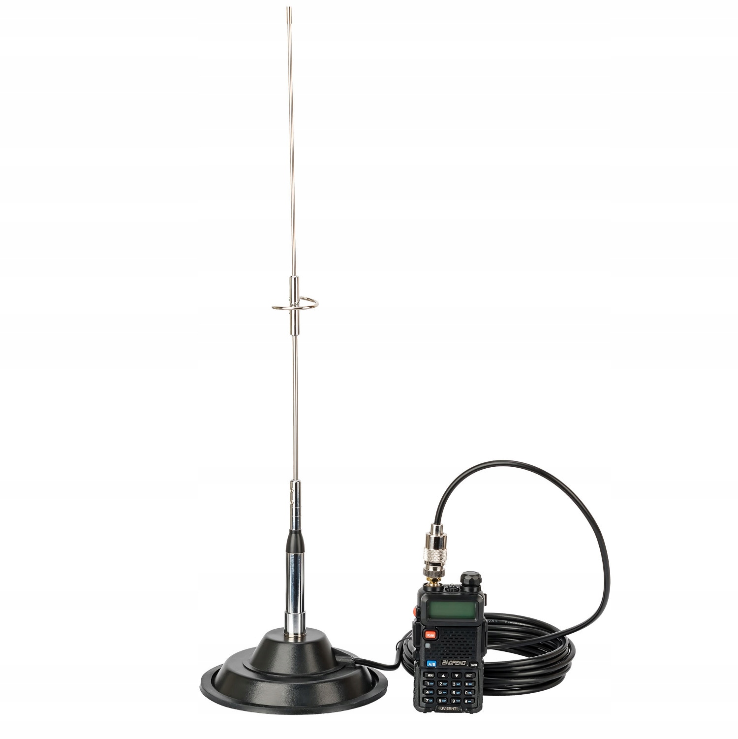Radiora NR-770-S Mag antena 50cm z adapterem do Baofeng UV-5R, UV-82 itp