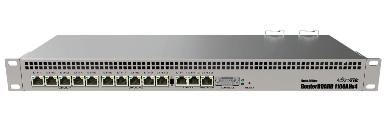 Mikrotik RouterBOARD RB1100Dx4, RB1100AHx4 Dude Edition, 1GB Ram, 4x 1.4…