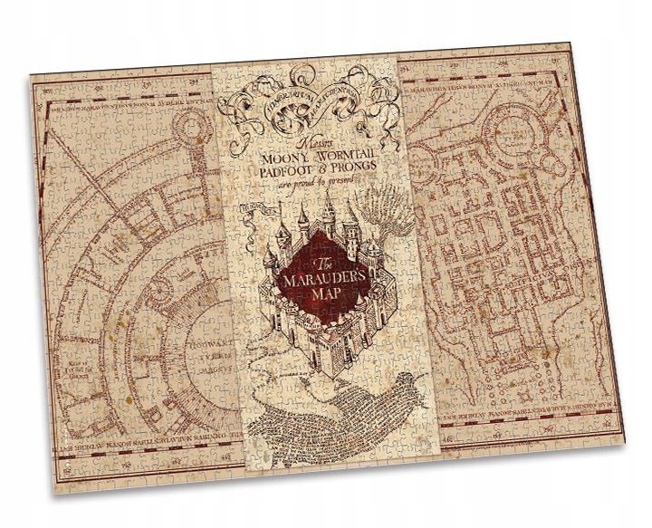 

Harry Potter Puzzle Mapa Huncwotów 1000 Elementów