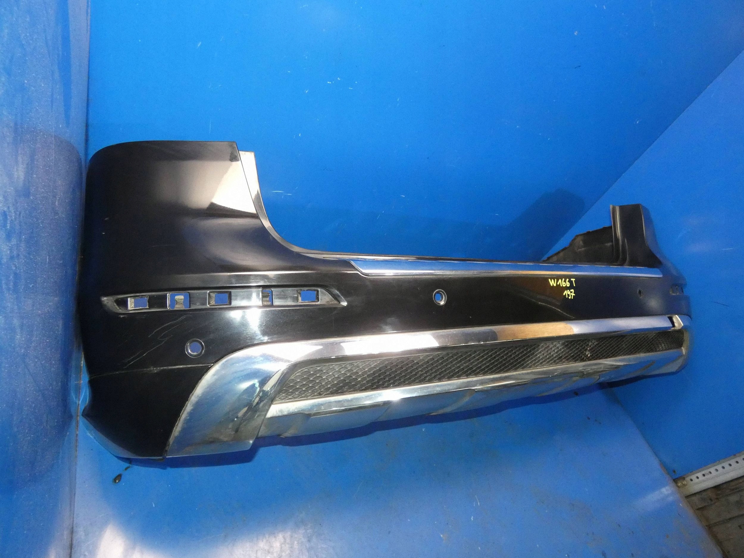 MERCEDES ML W166 GLE bumper rear part rear AMG CHROM below PDC