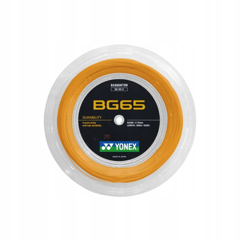 Badmintonový výplet Yonex Bg 65 Oranžový 0,70 mm 200 m