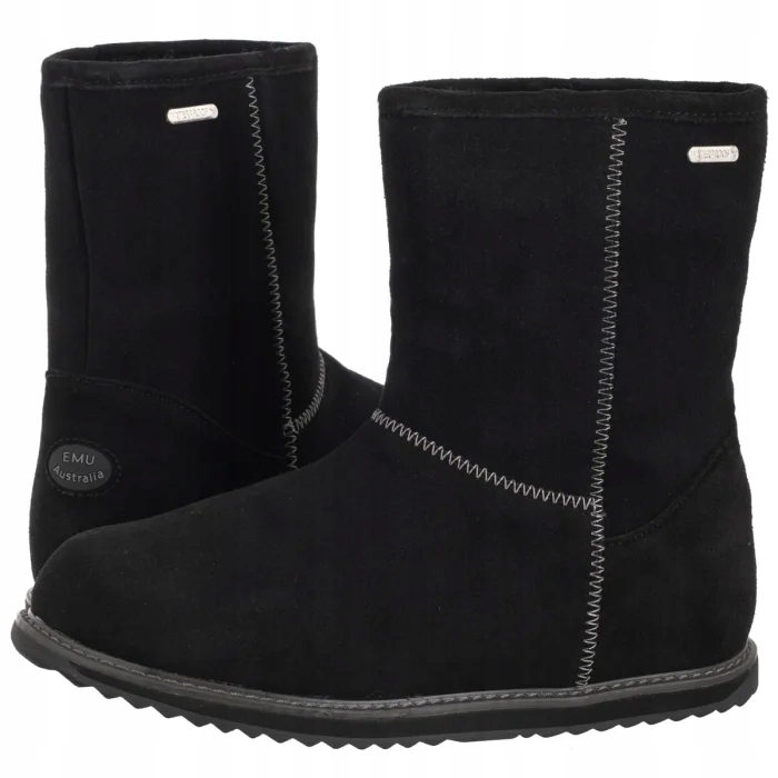Zimní boty Sněhule Emu Australia Brumby Lo Teens 2.0 Black T13225