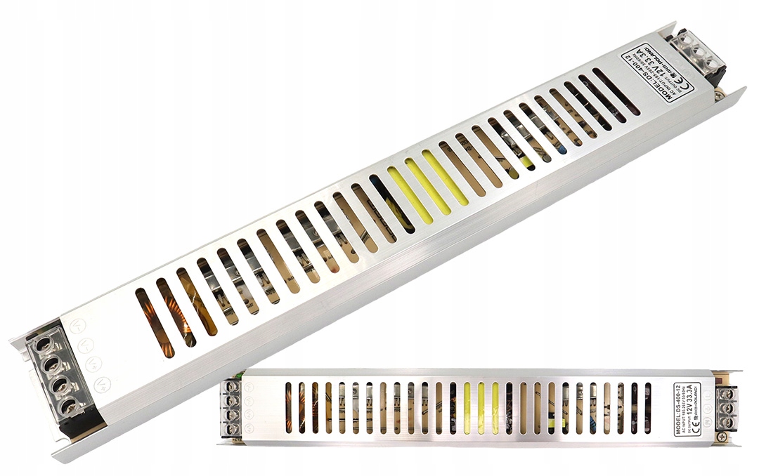 ZASILACZ 12V LED 400W 33A Slim Montażowy Modułowy Do Taśm MONO RGB