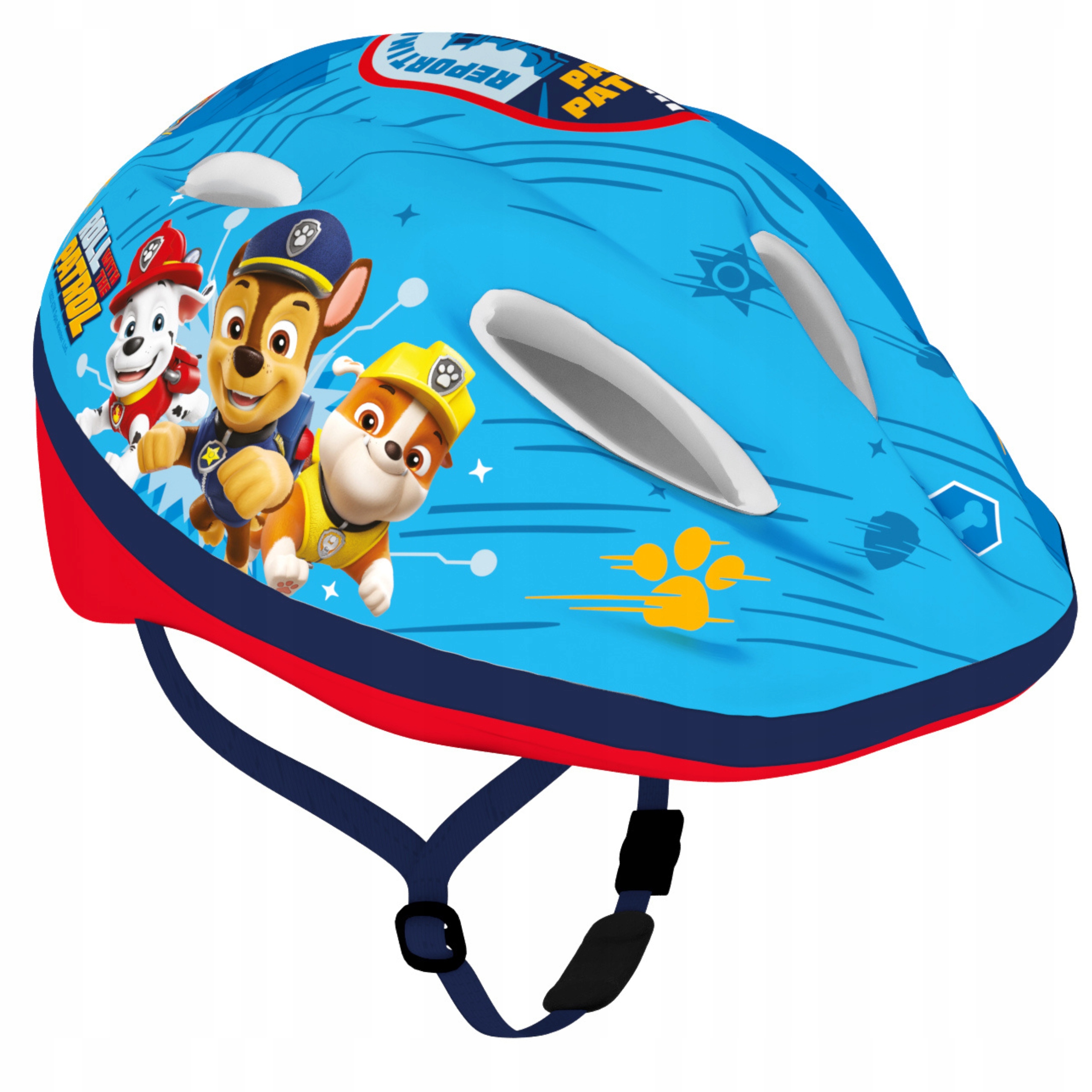 KASK SPORTOWY ROWEROWY DZIECIĘCY PSI PATROL PAW CHASE MARSCHALL RUBBEL