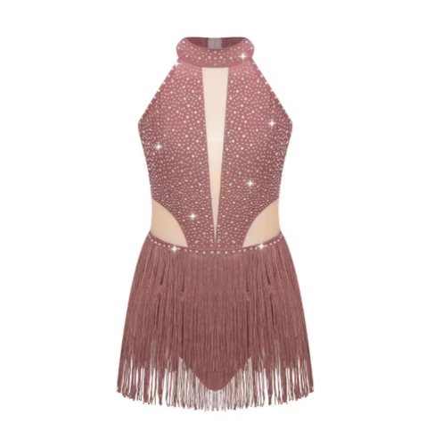 Strój Do Gimnastyki Balet Body Sukienka Do Akrobatyki Mokka 158 Nr 2049