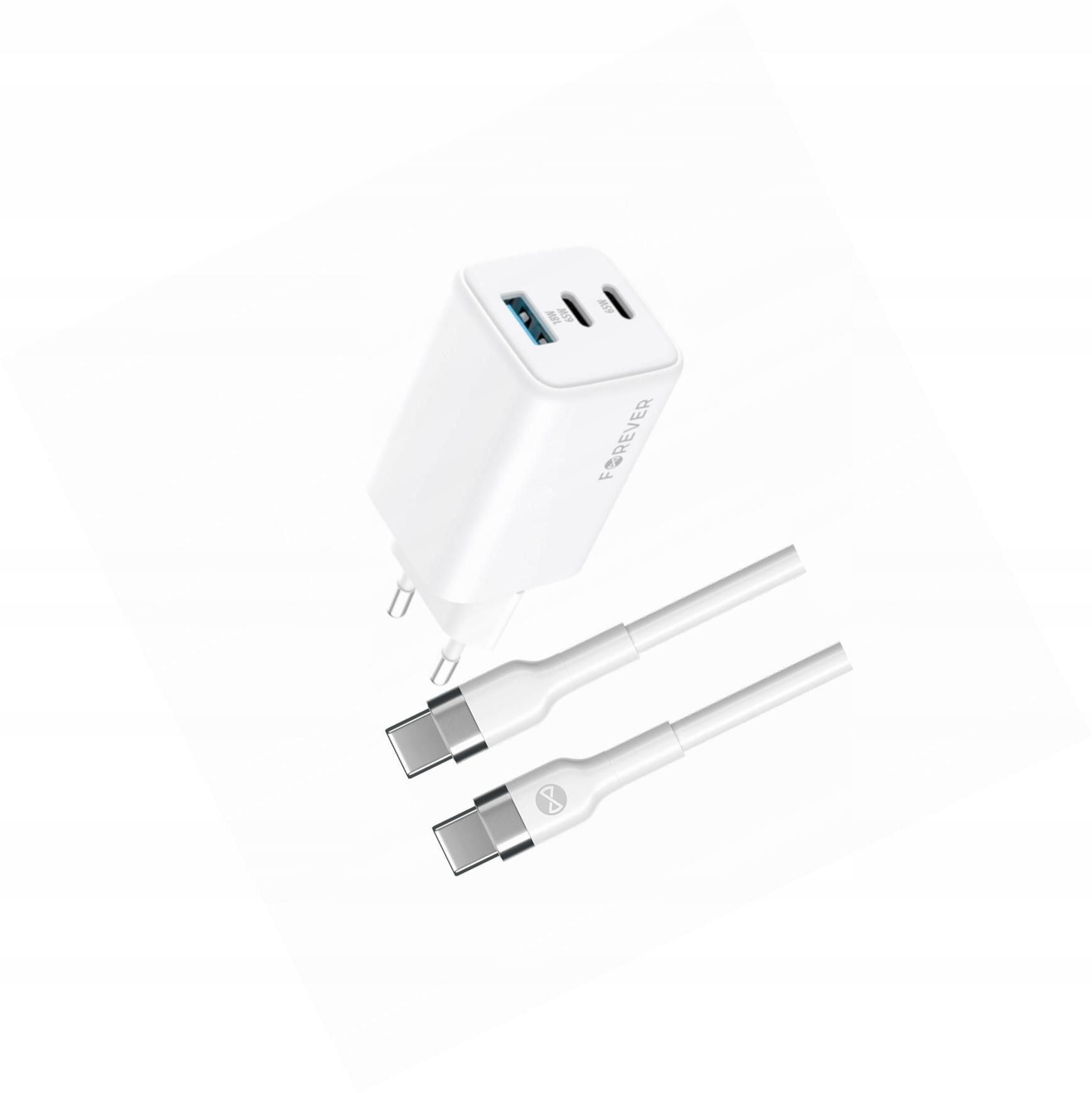 Szybka ładowarka GaN 65W z długim kablem 2m do Samsung Galaxy Note 10 Lite