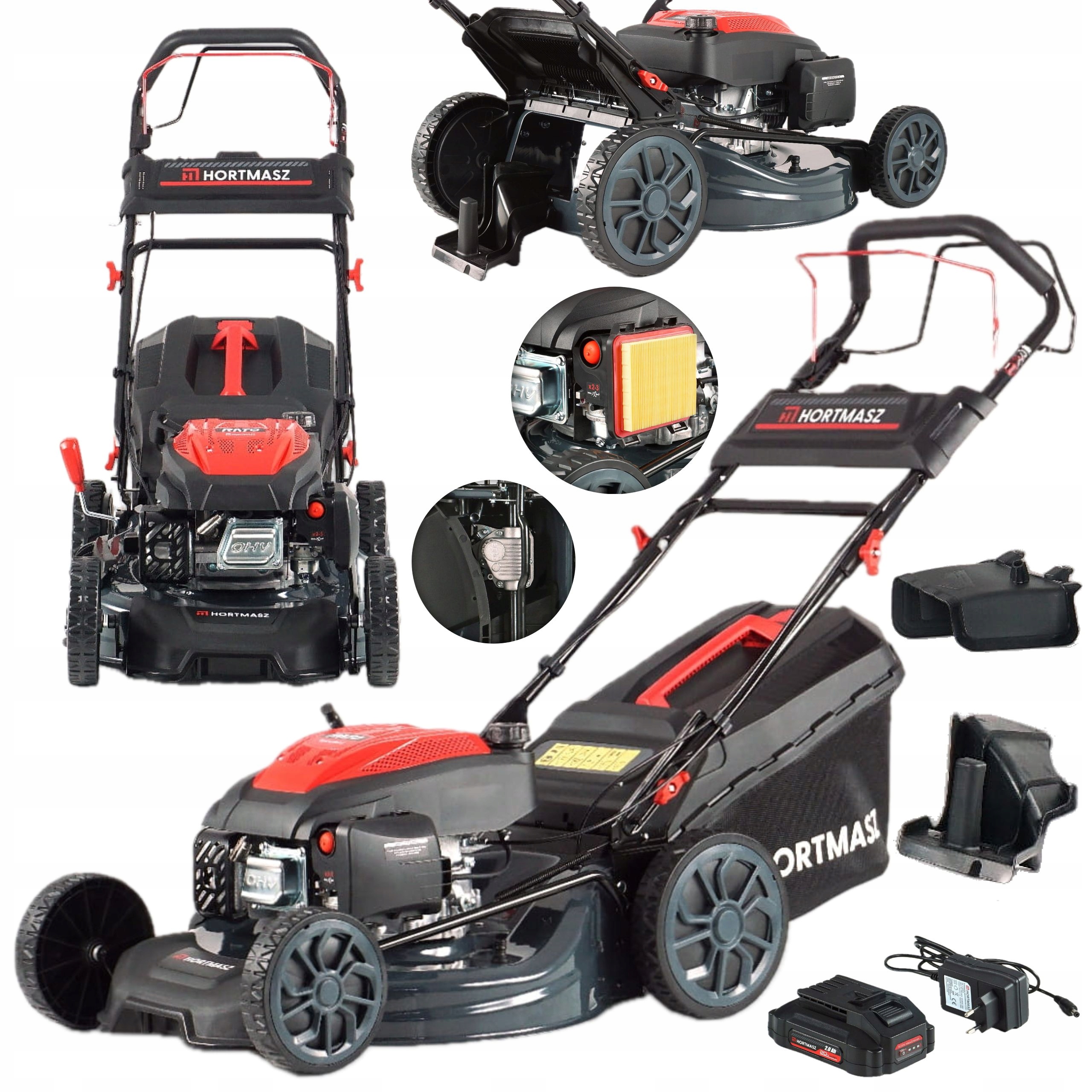 Kosiarka Spalinowa Hortmasz Hks St 353 Ne R225 Napęd 53CM Elektryczny Rozr