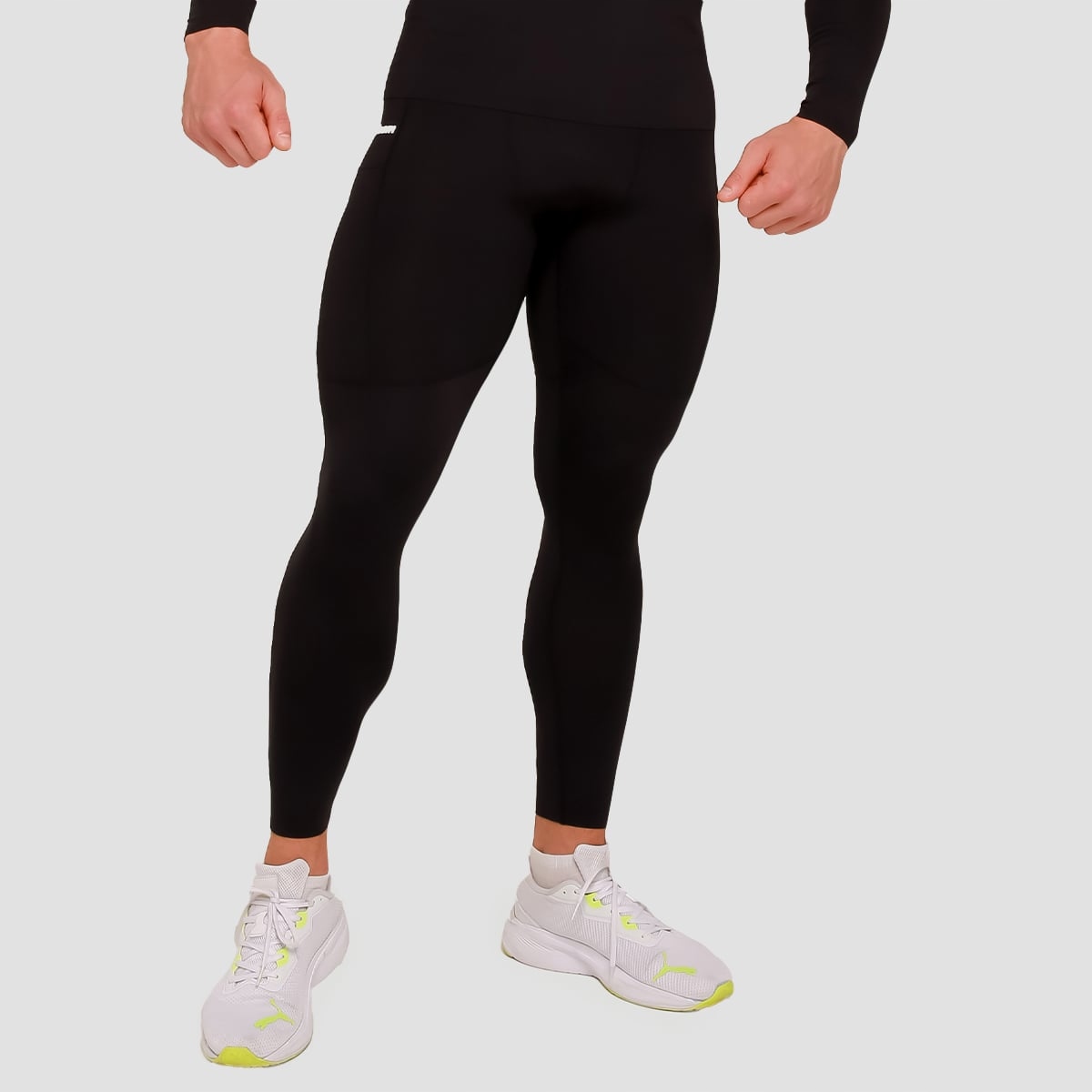 GymBeam Legginsy kompresyjne High Black M