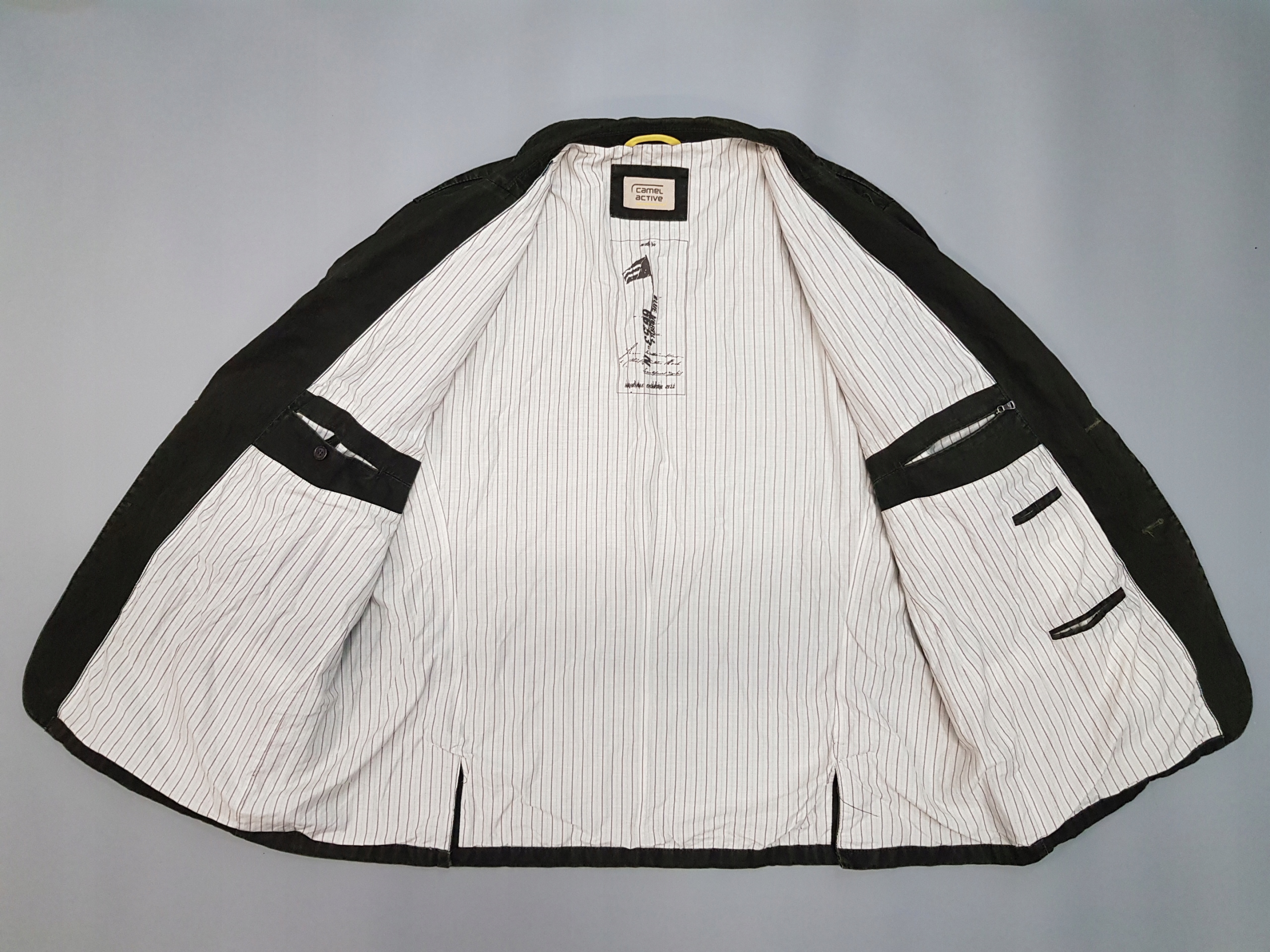 CAMEL ACTIVE marynarka męska bawełna 70 Kolor zielony