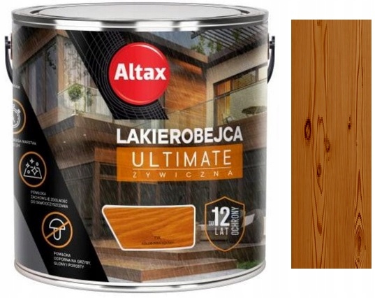 Altax Lakierobejca Żywiczna Ultimate 12 Lat Do Drewna Tik 5L