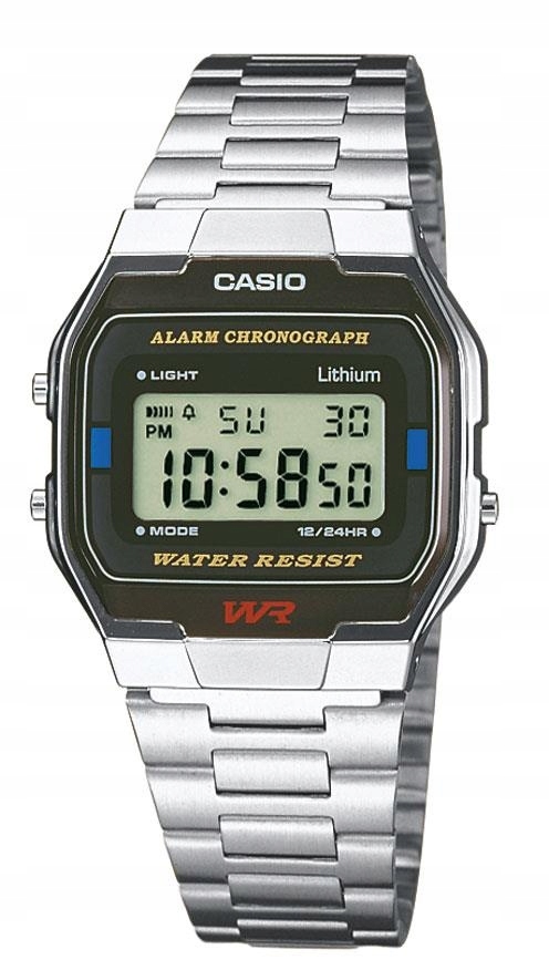 Elektronické Hodinky Casio Retro A163WA-1QES