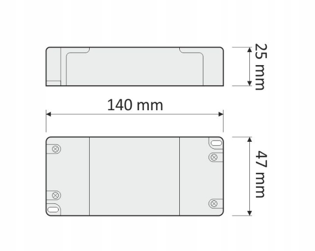 ZASILACZ LED 33W 12VDC BEZ PRZEWODÓW STANDARD PLUS EAN (GTIN) 5900652144457