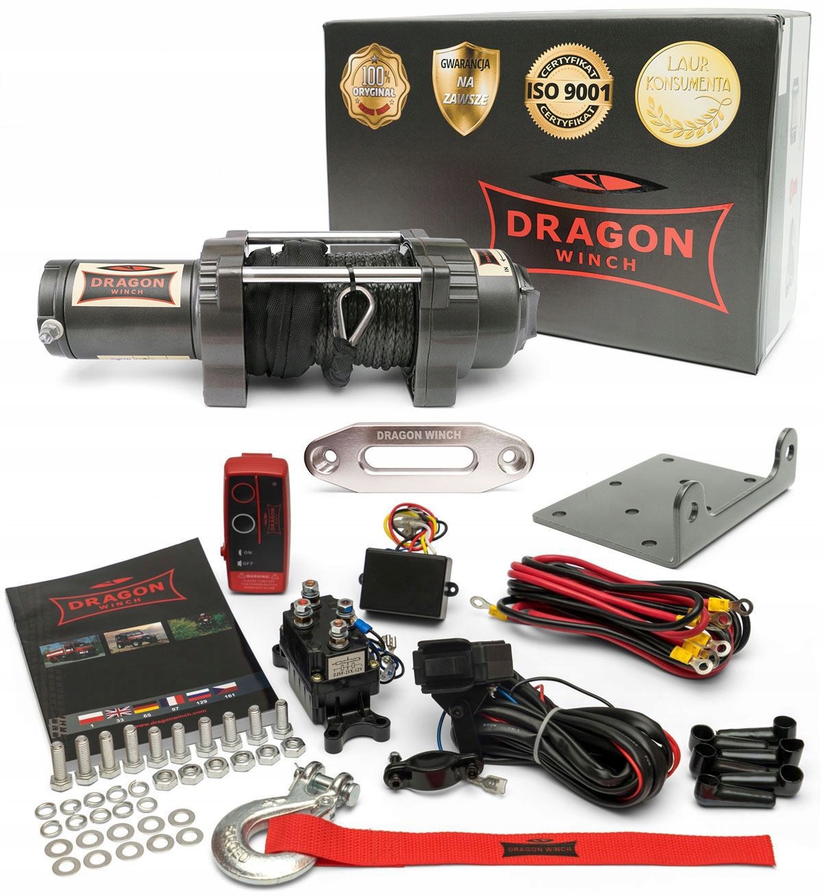 2,7T Elektrický Vytahovač 12V quada lodě přívěsy dálkové ovládání pluhu atv