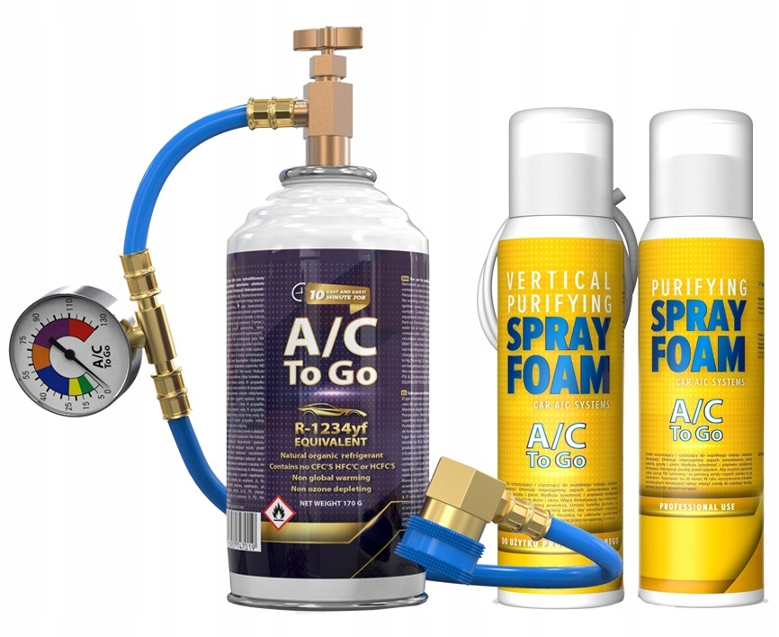 Sada pro nabíjení klimatizace R1234yf sada pro čištění klimatizace A/CToGo