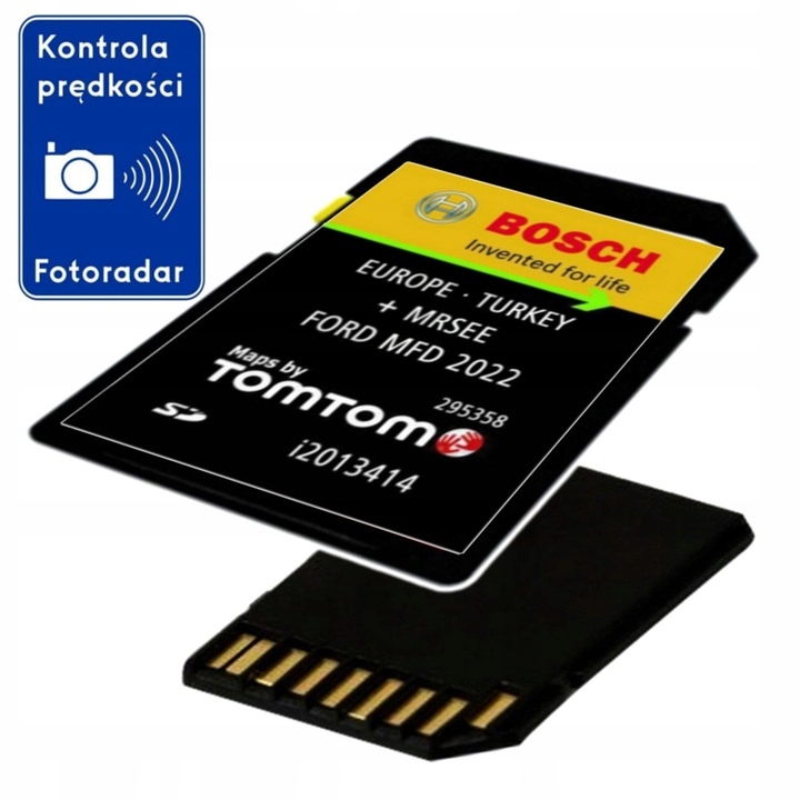 Mapa pro navigaci Evropa Ford Fusion BMax CMax Fiesta Focus Sd karta