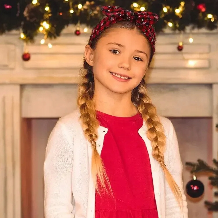 OPASKA DO WŁOSÓW NA GŁOWE KOKARDA NA GUMCE UNIWERSALNA KOKARDKA DAMSKA Kod producenta OPASKA KOKARDA BOŻE NARODZENIE 05801