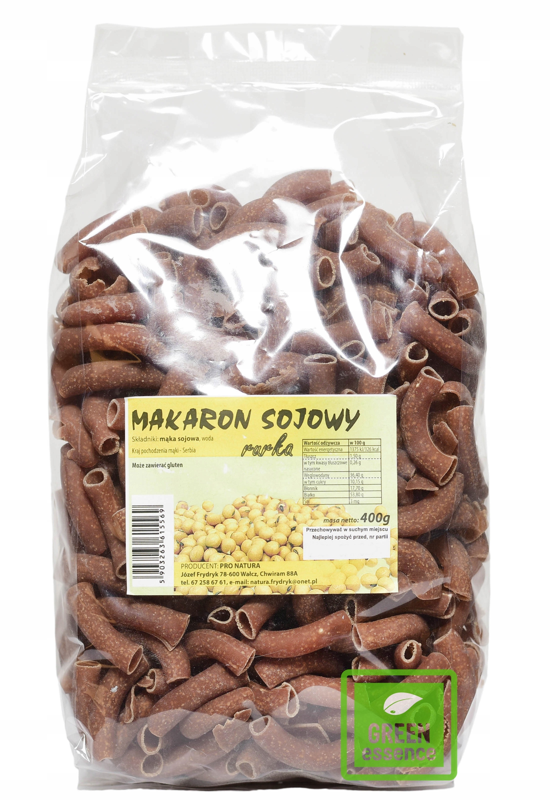 Levně 5X Pro Natura Těstoviny trubička 400 g Pro Natura