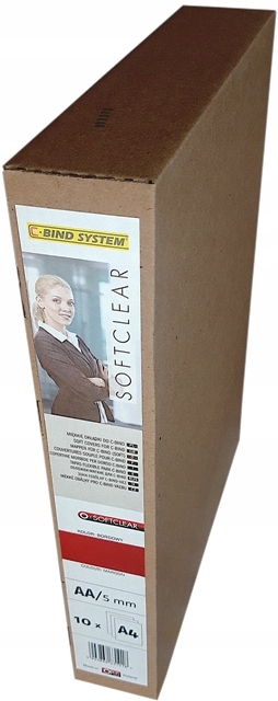 

Okładki kanałowe miękkie AA/5mm SoftClear Bordo