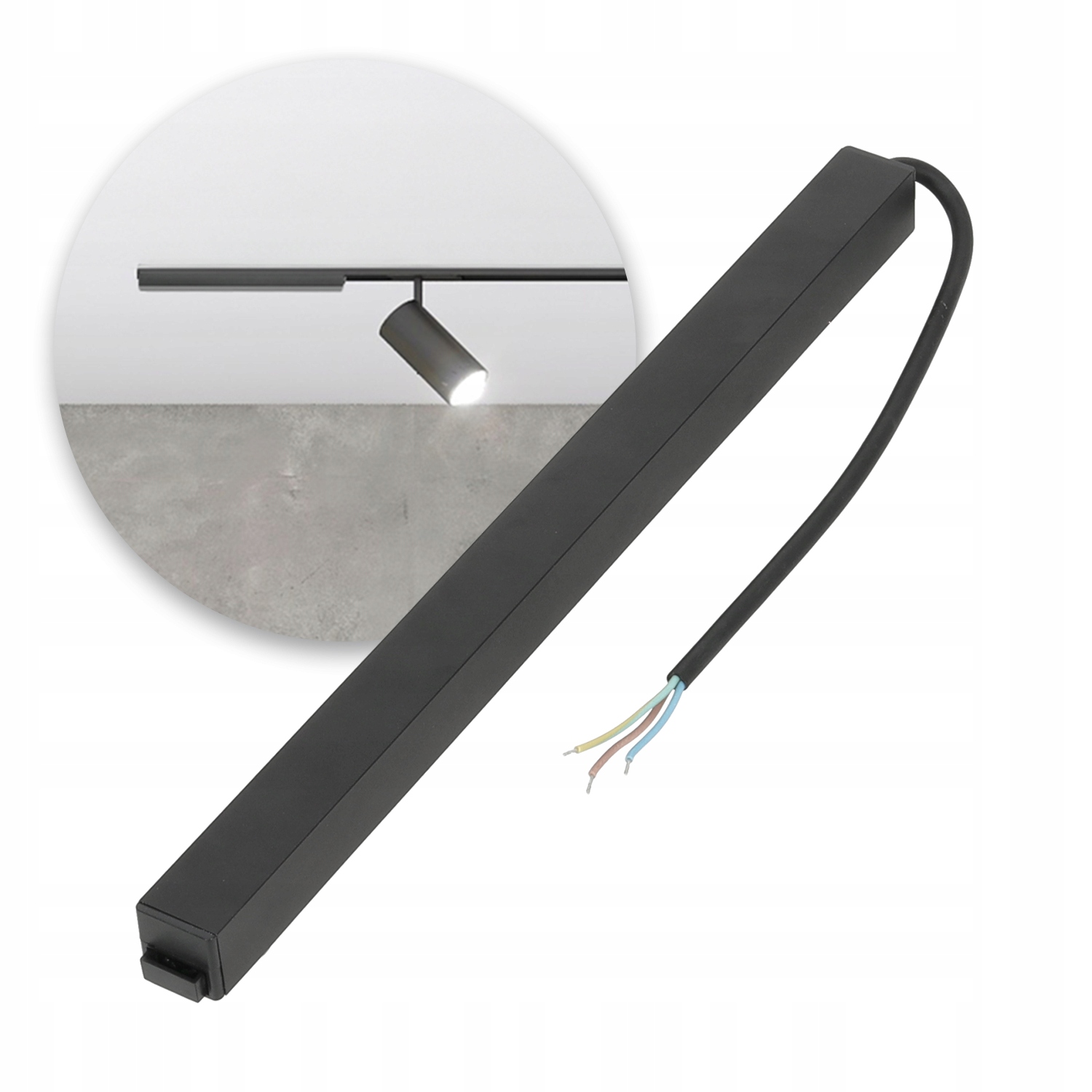 Napájecí zdroj pro magnetické nástěnné Led lišty 200W černý