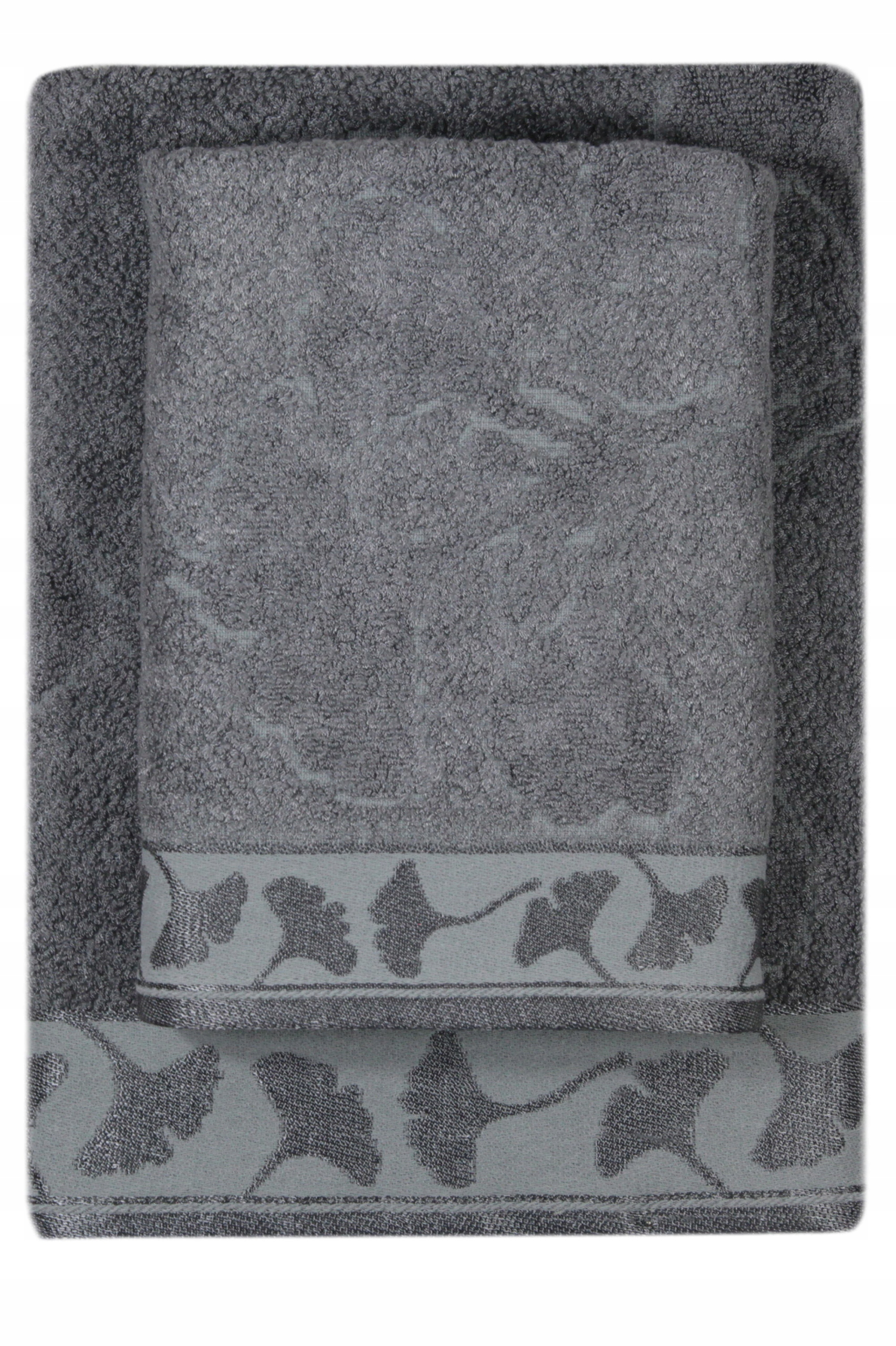 

Ręcznik 100% bambusowy Ginko 70x140cm, szary, eko