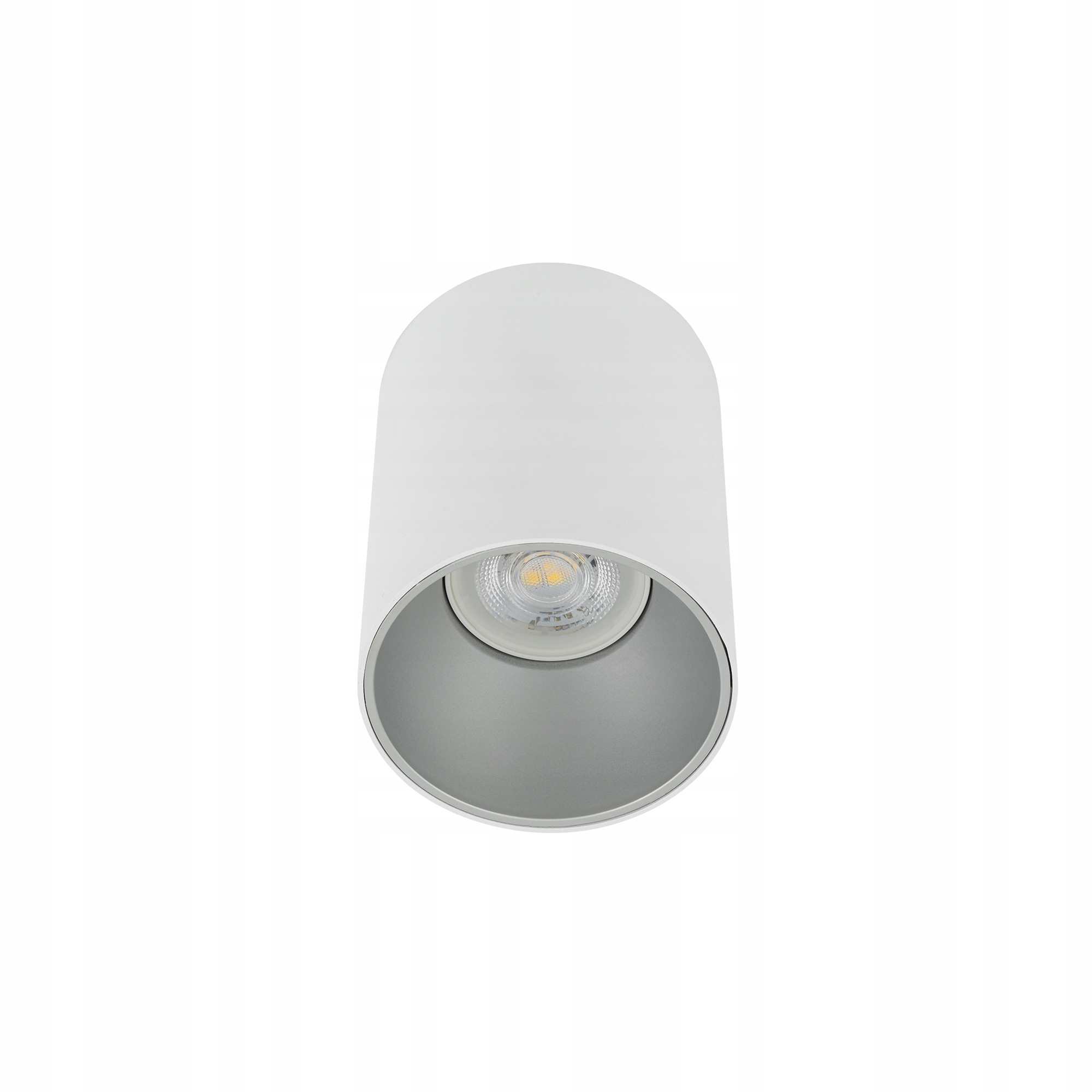 Downlight nástěnný Nowodvorski Eye Tone 1xGU10 bílý stříbrný prsten