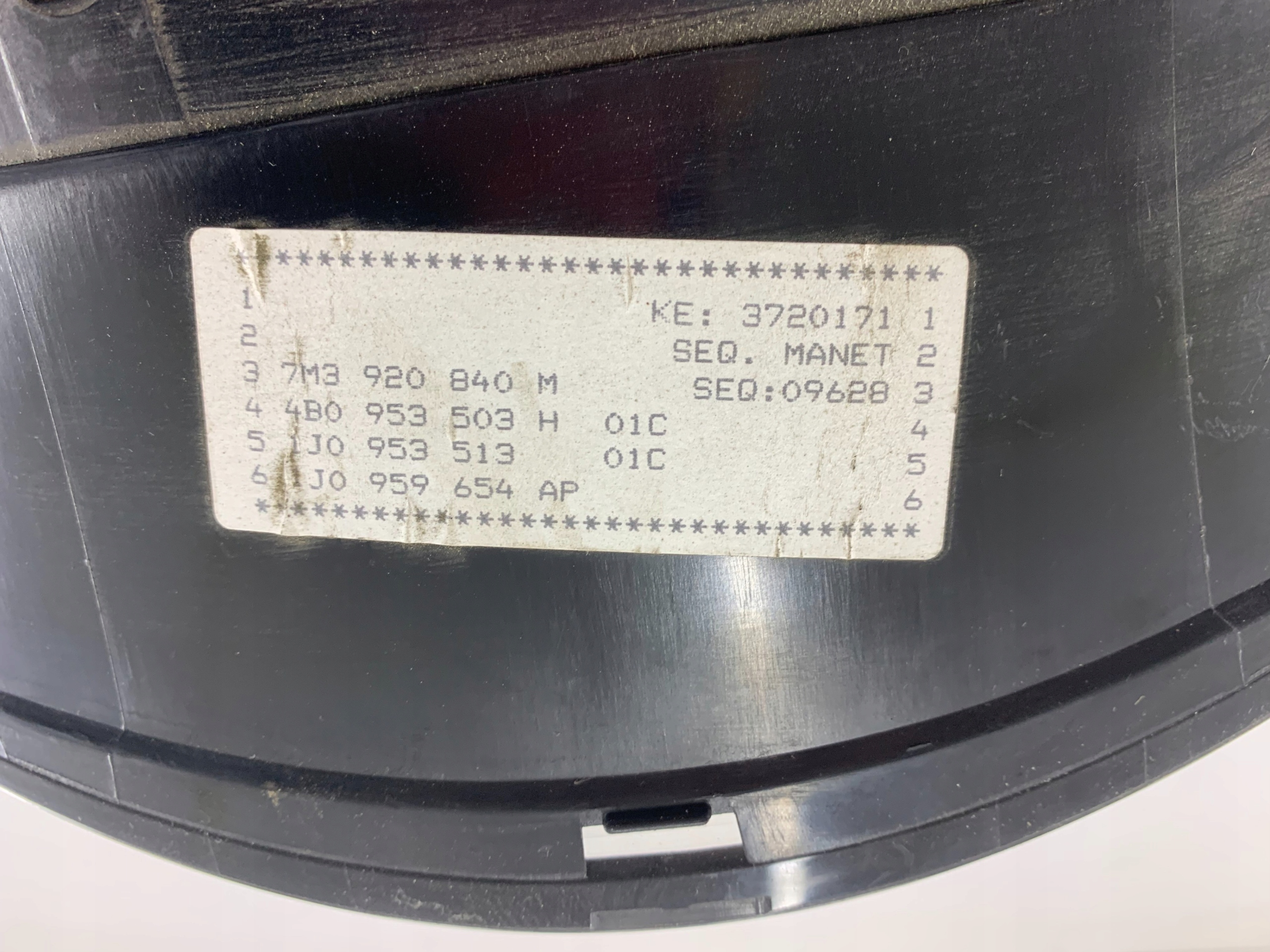 dials dials VOLKSWAGEN SHARAN 2.8 V6 OE 7M3920840M