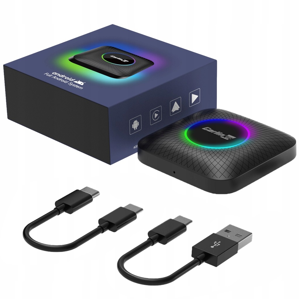 CARLINKIT TBOX AMBIENT RGB 8/128GB APPLE CARPLAY ANDROID AUTO