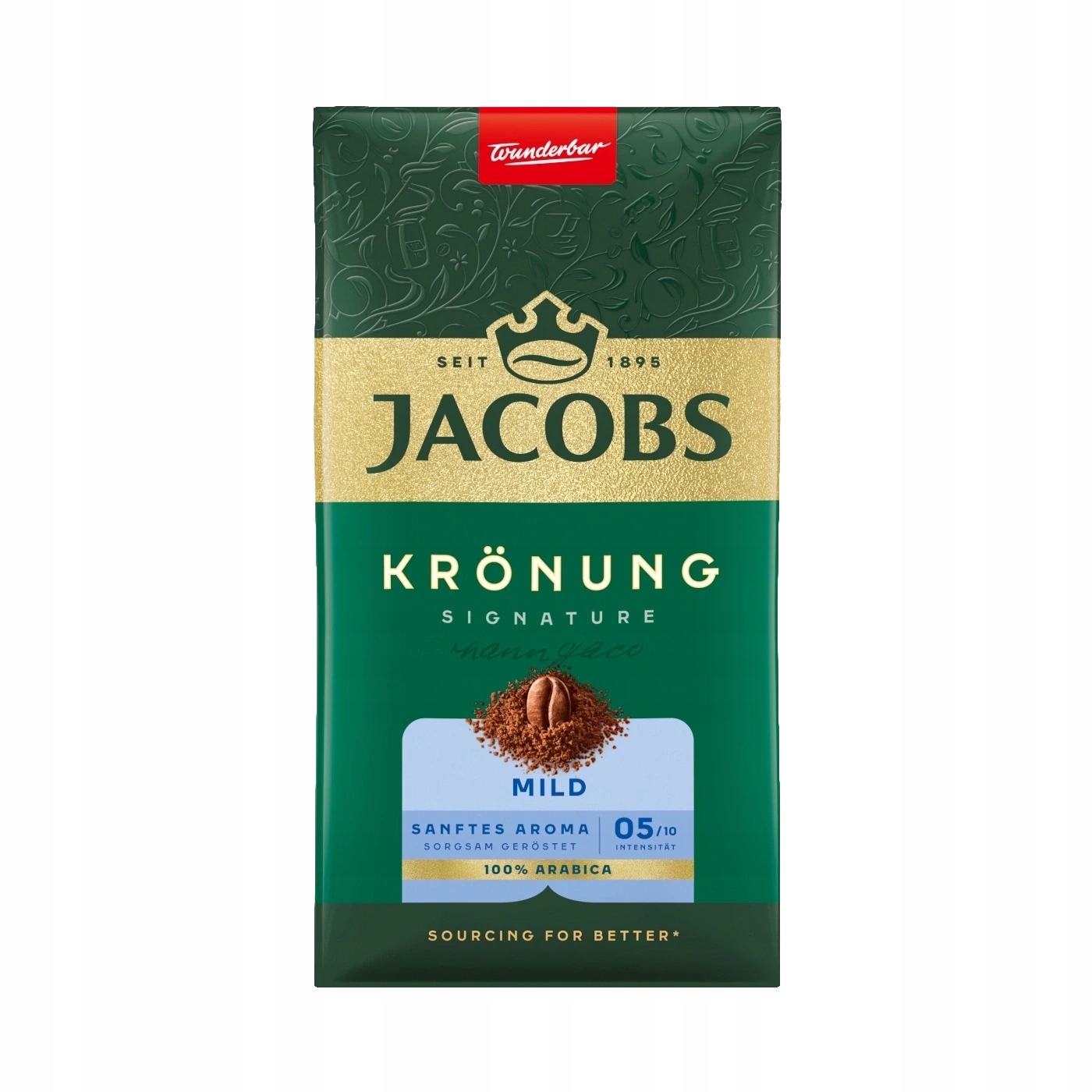 Jacobs Kronung Mild mletá káva 500 g dovoz Nizozemsko