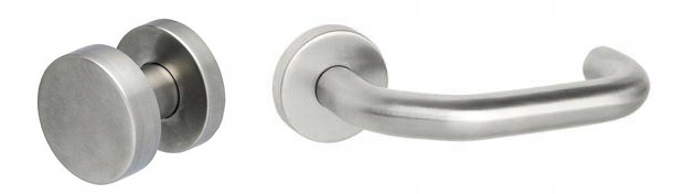 Vds R8 Zámek knoflíku pevný bezpečný Investa nerezová ocel Inox pravý