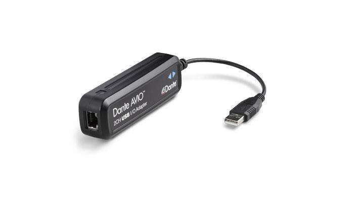 Audinate Dante Avio Usb Io adaptér 2-kanálový