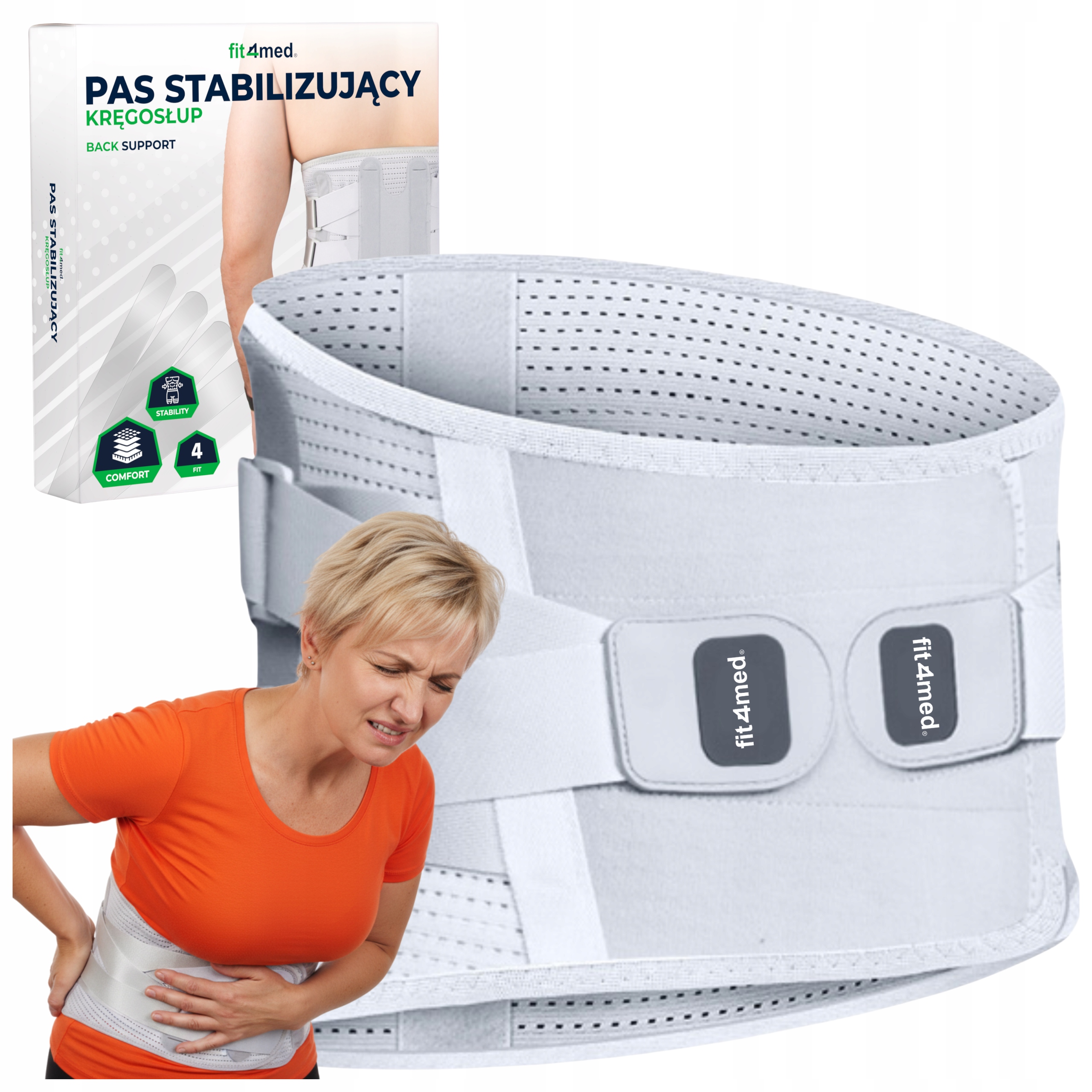 Bederní Pás Na Páteř Zpevňující A Zpevňující, Bolesti Zad, Páteře, Diskopatie, Velikost XL