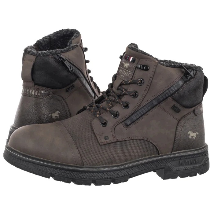 Pánské boty Trapery Mustang Hnědé 15M016100200 Brown